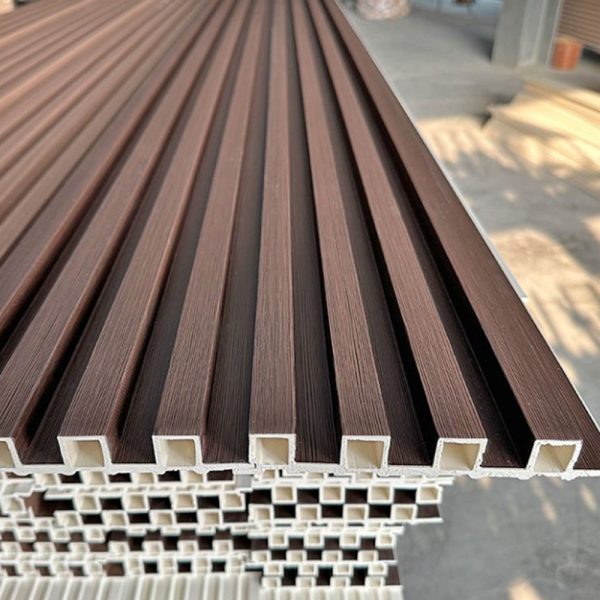Manufacturer Customization WPC Fluted Panel for Outdoor Construction