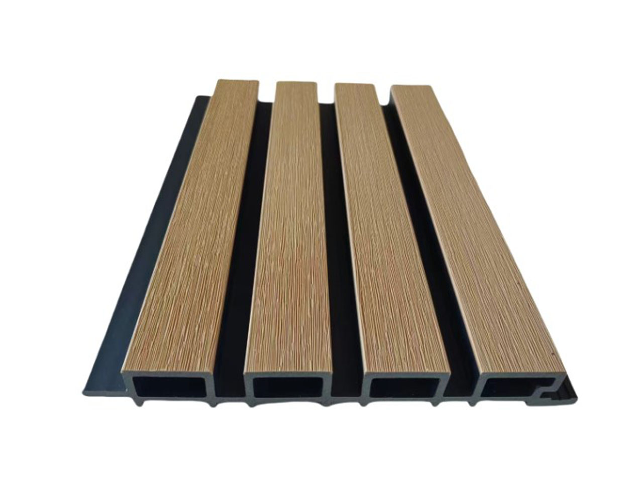 Manufacturer Customization WPC Fluted Panel for Outdoor Construction