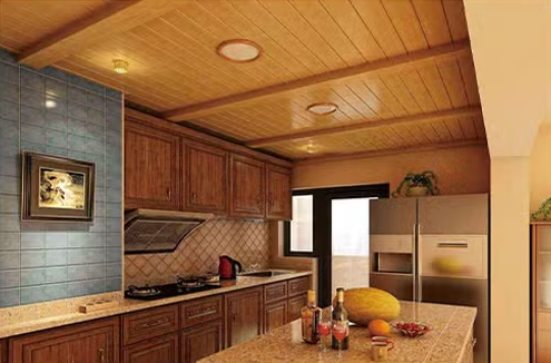 Laminated Wood Plastic Vinly Ceiling Tile