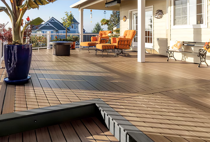 Waterproof Exterior WPC Deck for Garden